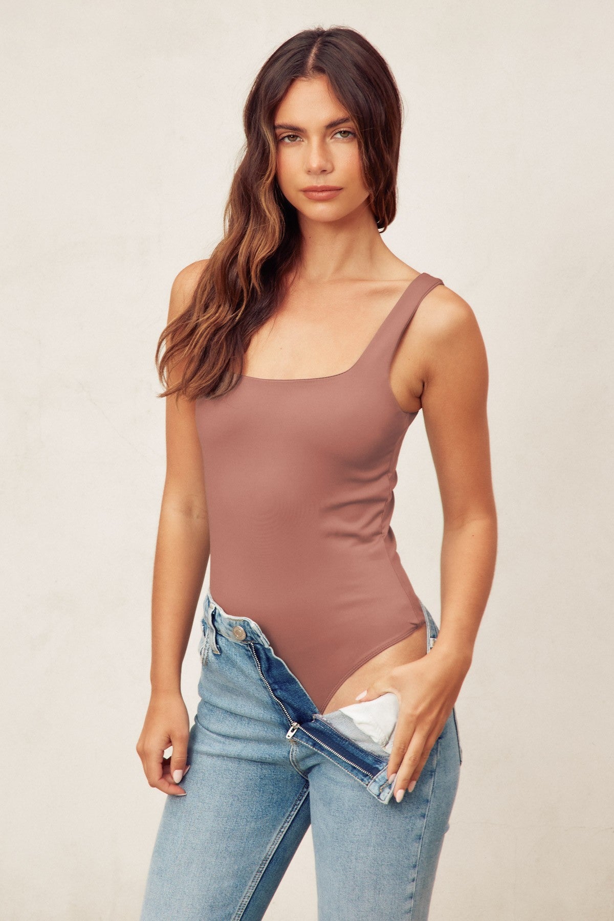 Square Neck Bodysuit