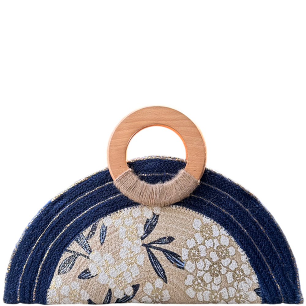Bamboo Print Evening Clutch
