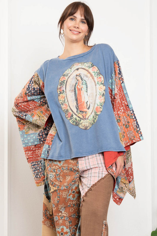 Maria Poncho Top