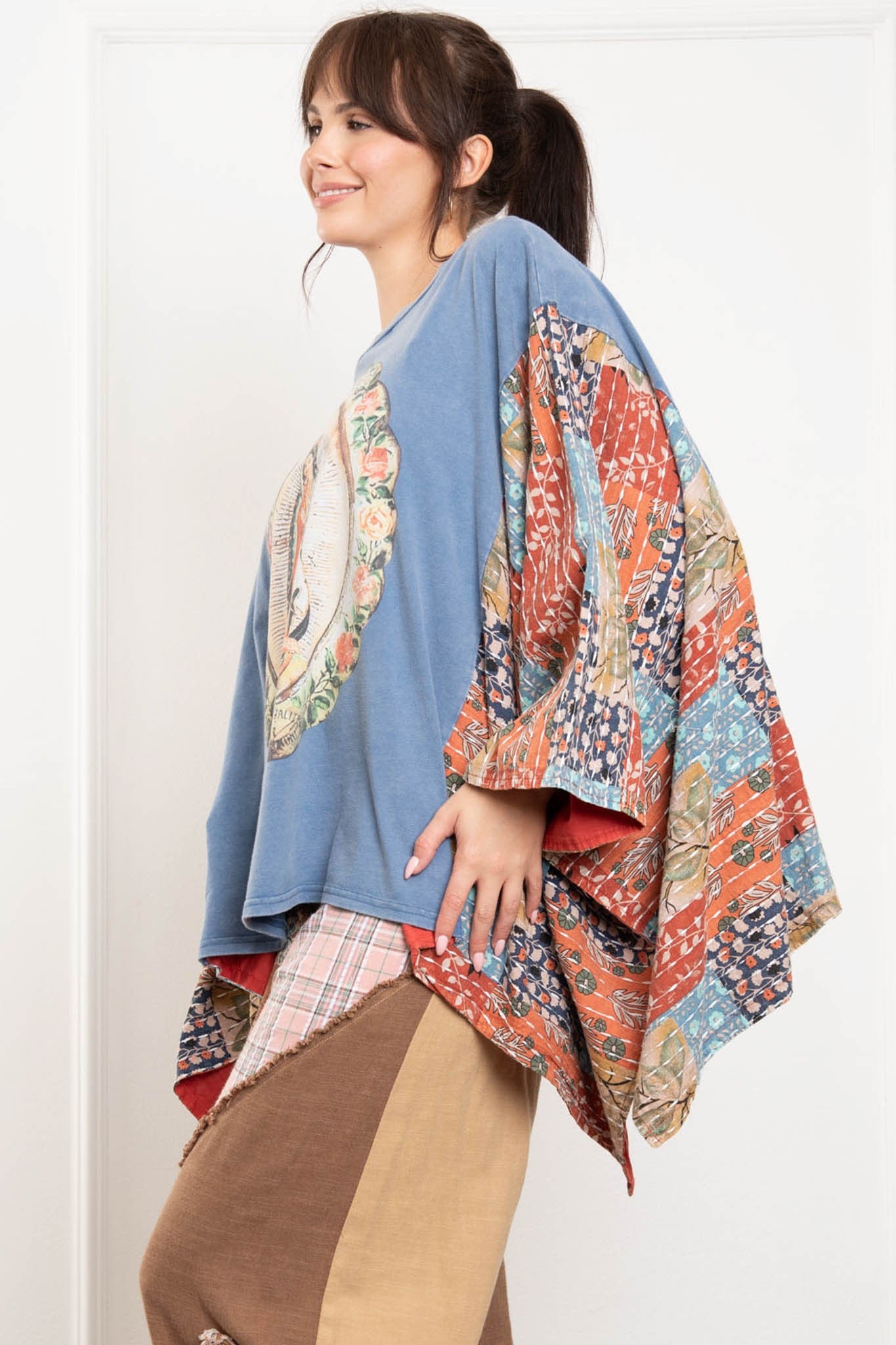 Maria Poncho Top