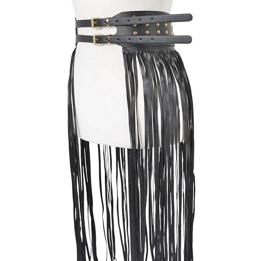 Black Fringe Belt