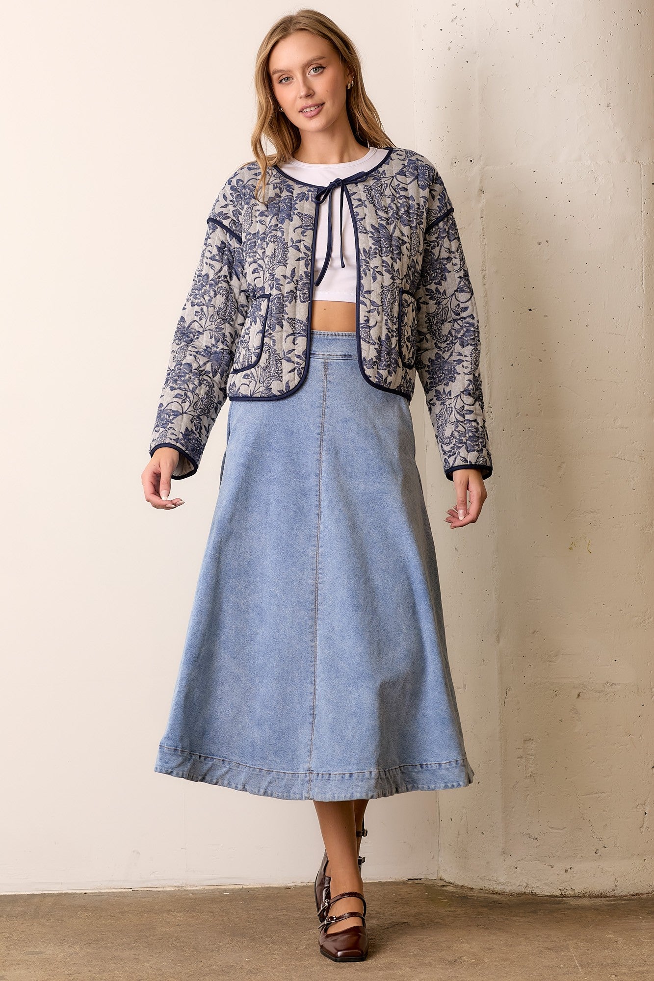 Agnes Denim Skirt