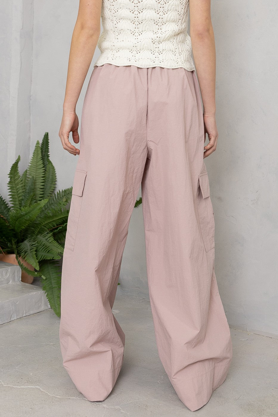 Mauve Cargo Pants