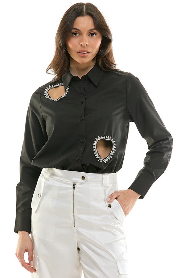 Cut Out Heart Shirt