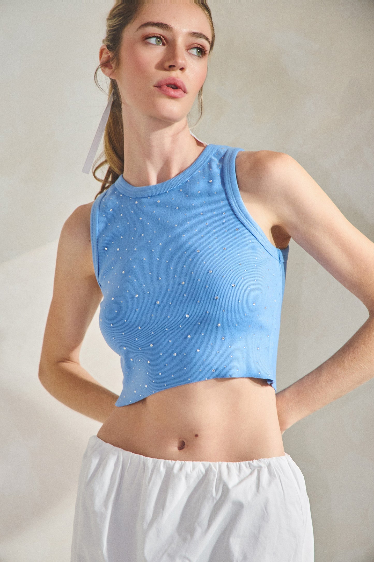 Blinged Tank Top