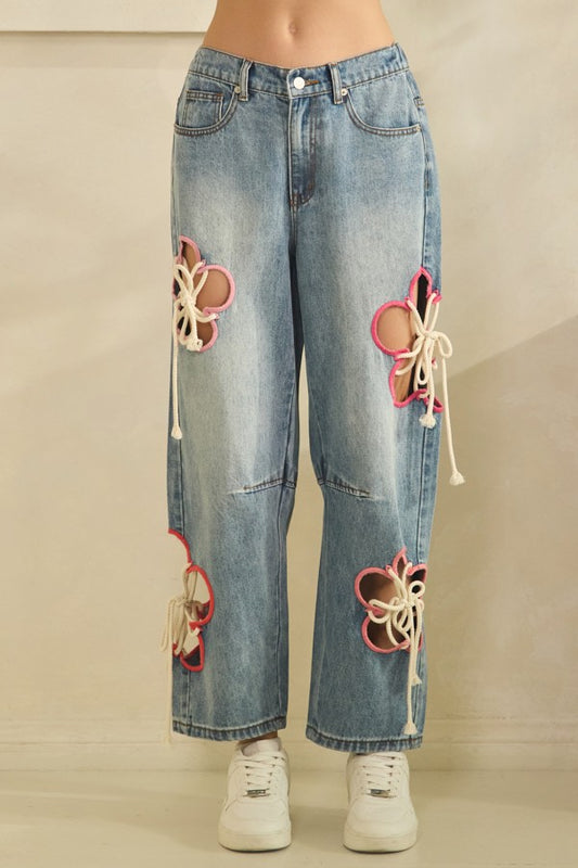 Flower Power Jean