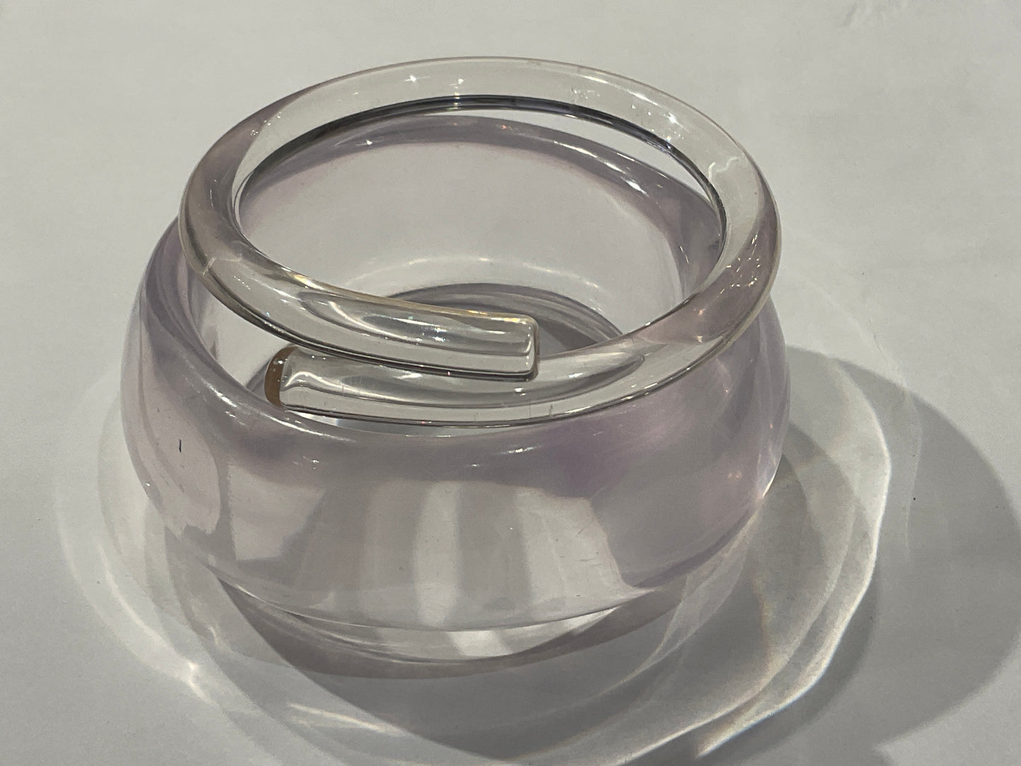 Acrylic Clear Bangle Set