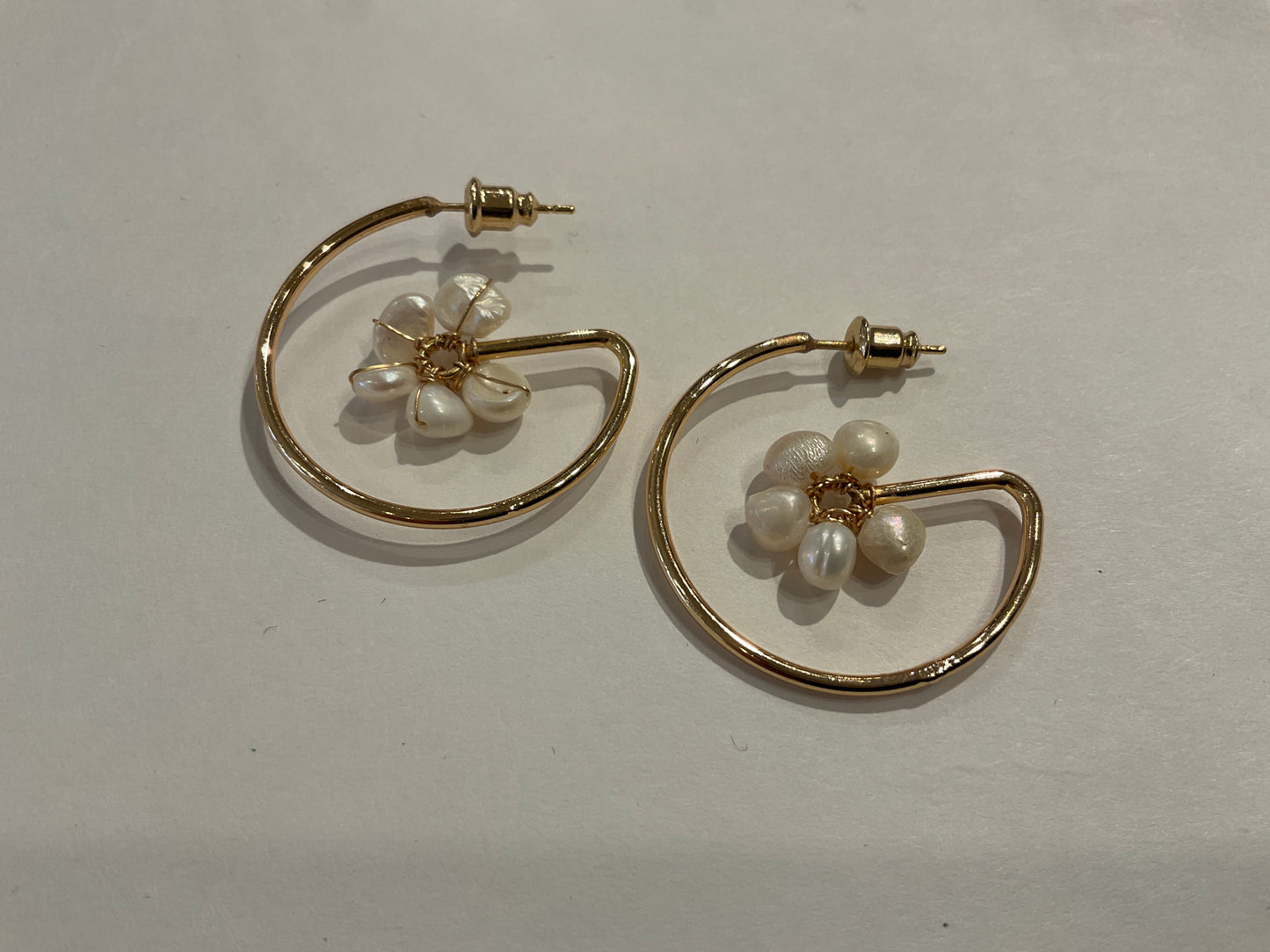 Flower Pearl Earring