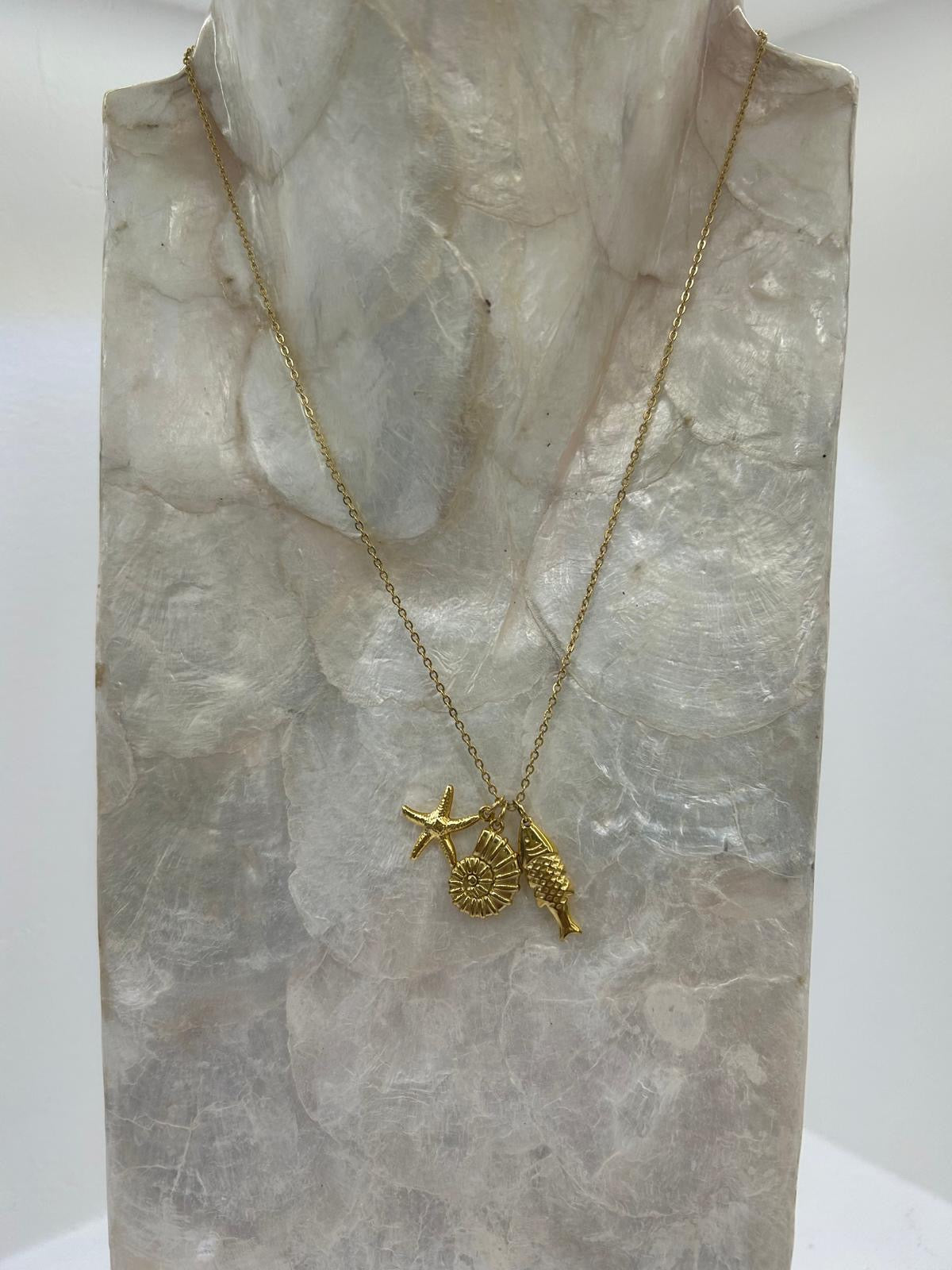 Ocean Cluster Necklace