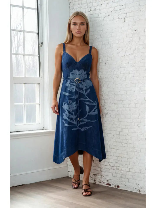 Blue Rose Dress