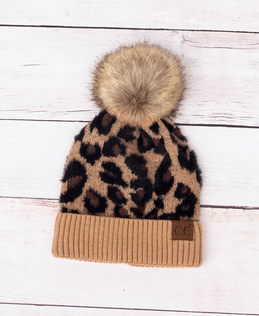 Leopard Beanie