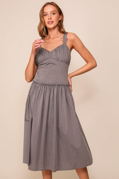 NADIA PLEATED DRESS