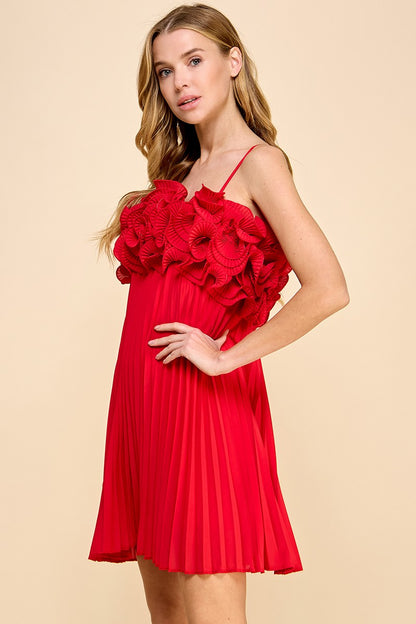 ROSE PLEATED DRESS