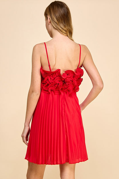 ROSE PLEATED DRESS