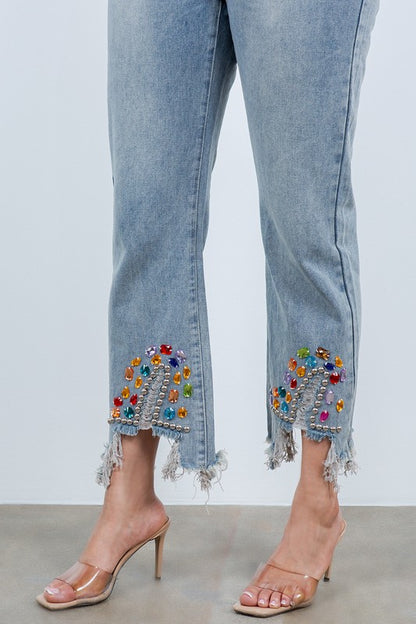 ANNIE LITTLE RHINESTONES PANT