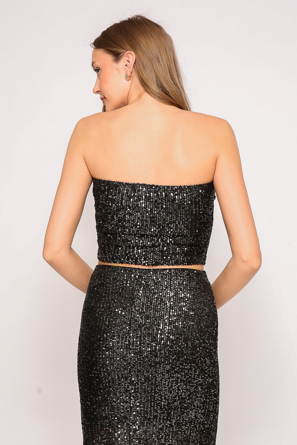 Sequin Tube Top