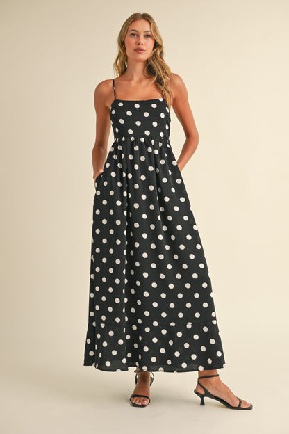 Polka Dot Maxi Dress