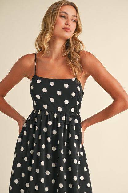 Polka Dot Maxi Dress