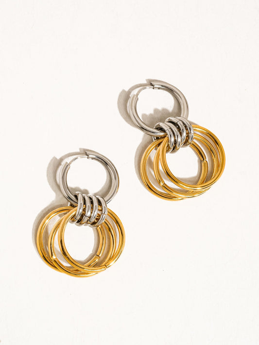 Triple Hoop Earring