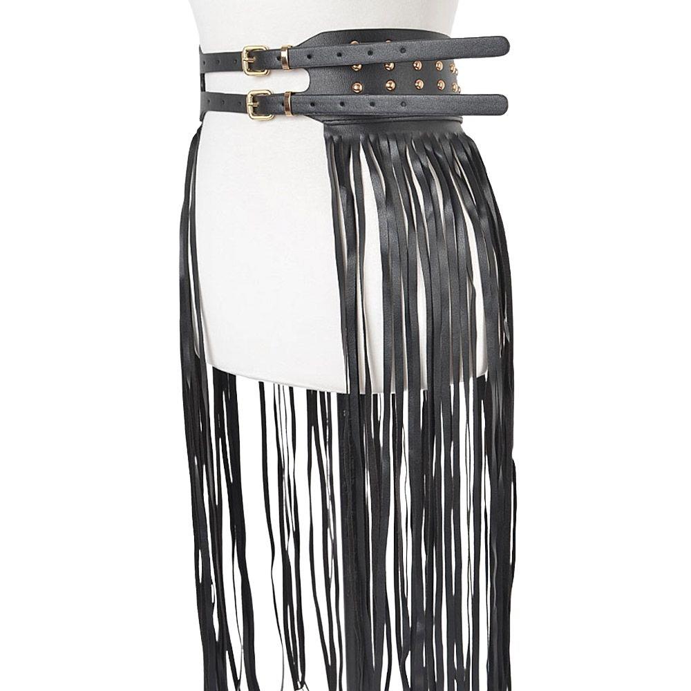 Black Fringe Belt