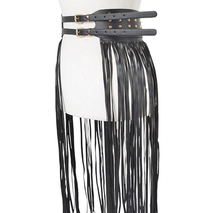Black Fringe Belt