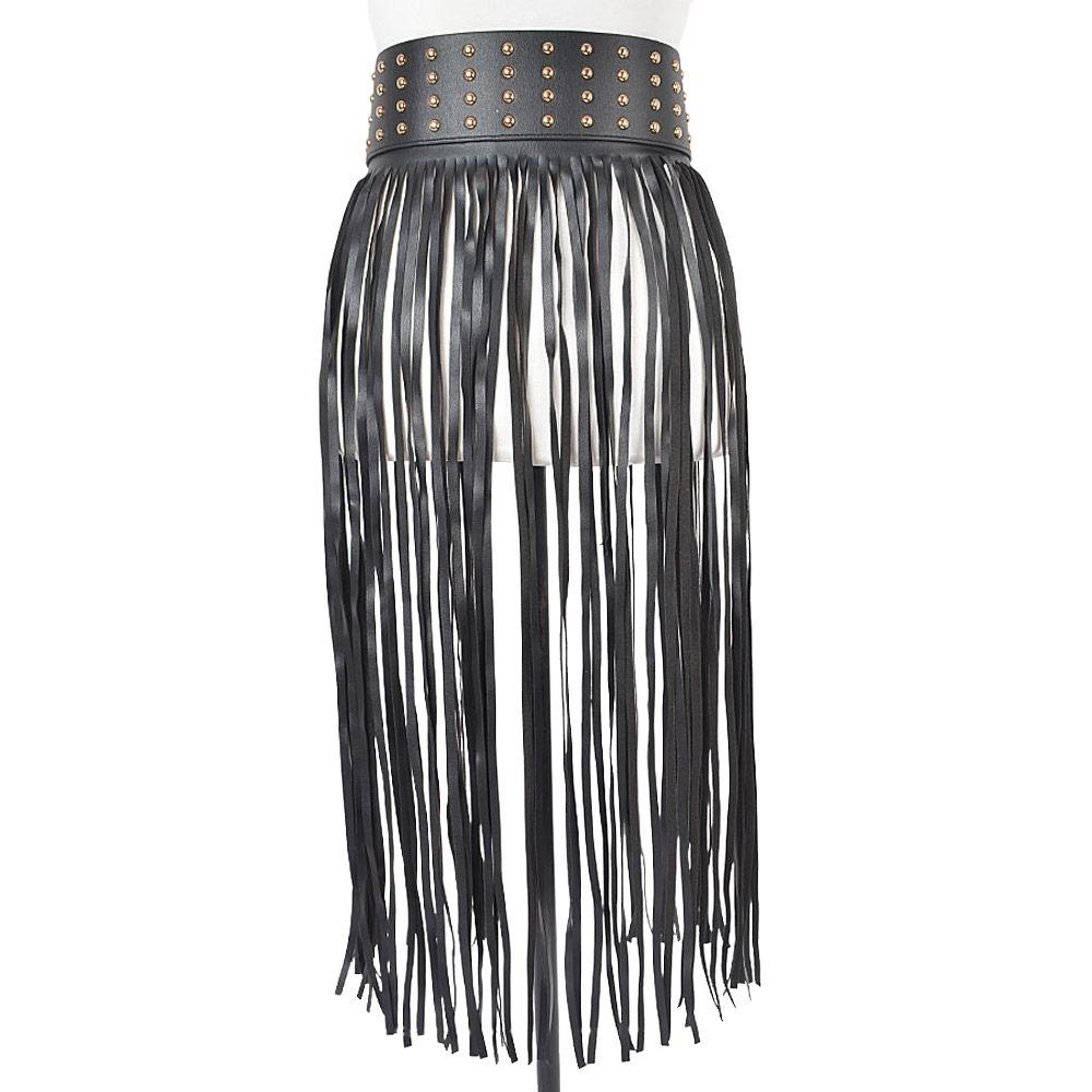 Black Fringe Belt