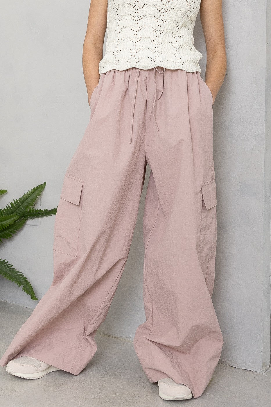 Mauve Cargo Pants