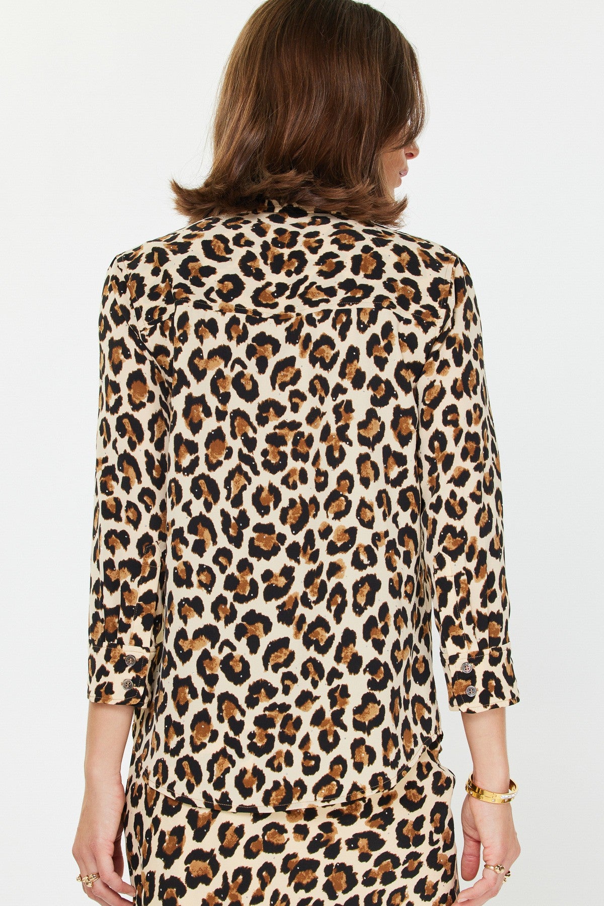 Bedazzled Leopard Shirt