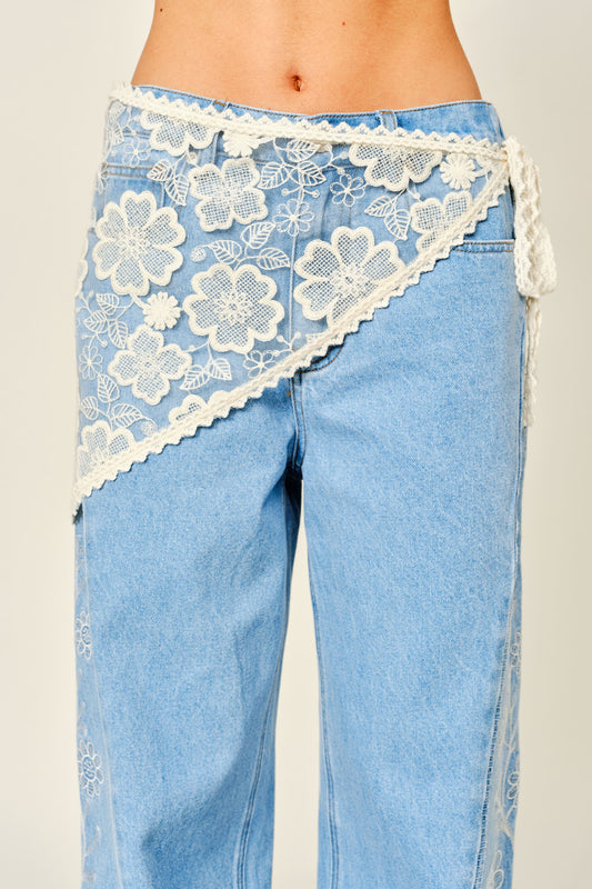 Lace Wrap Scarf Skirt (Finale Sale)