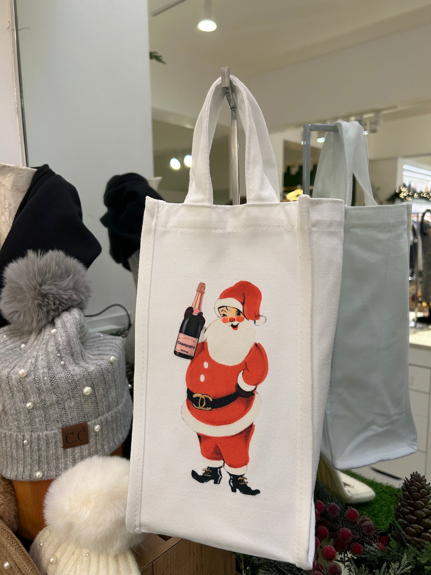 Fashion Santa Wine & Champagne Bag