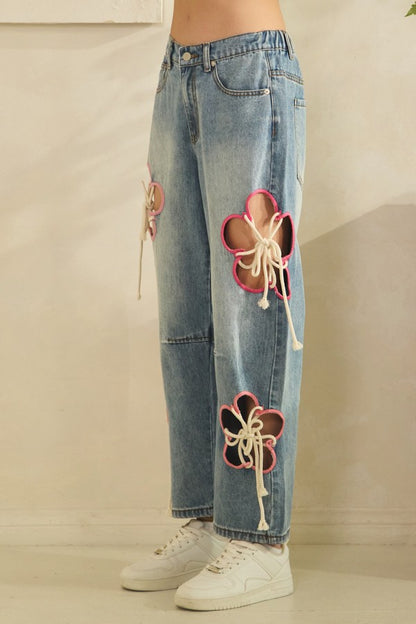 Flower Power Jean