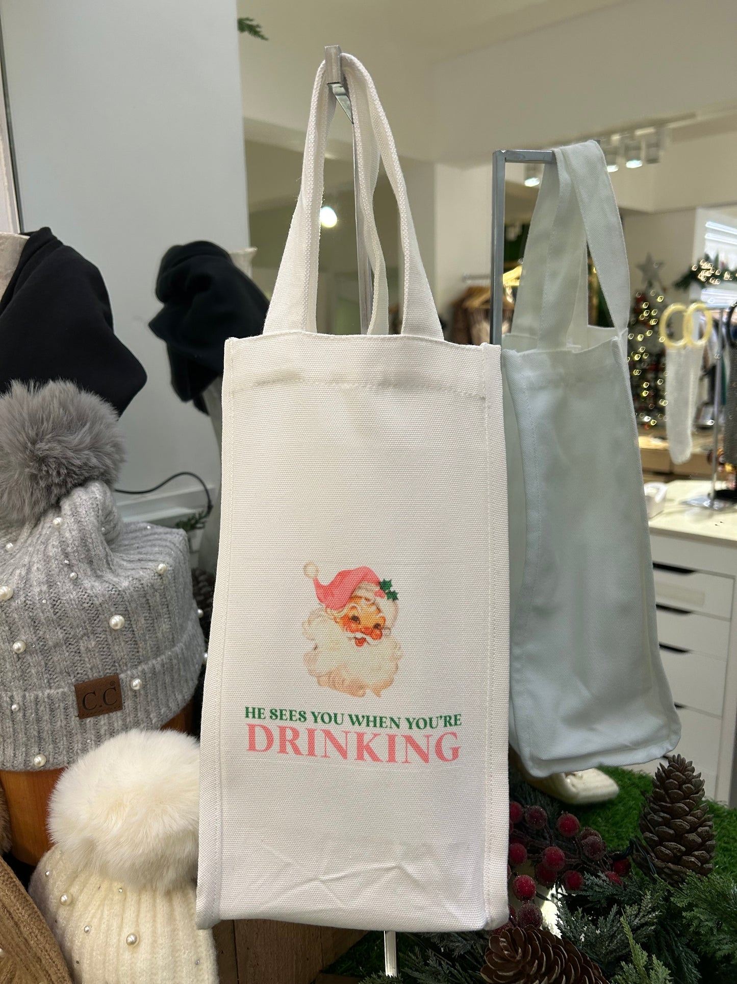 Fashion Santa Wine & Champagne Bag