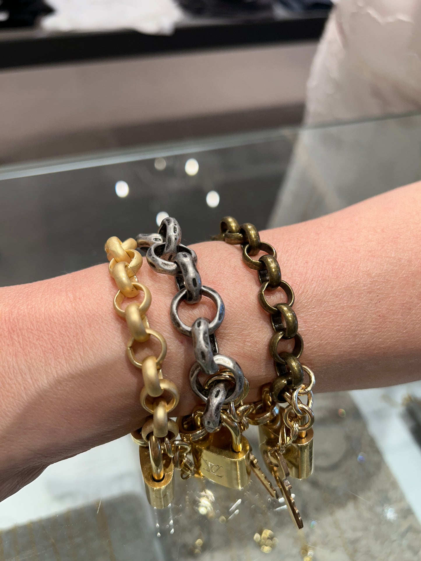 LV Lock Bracelet