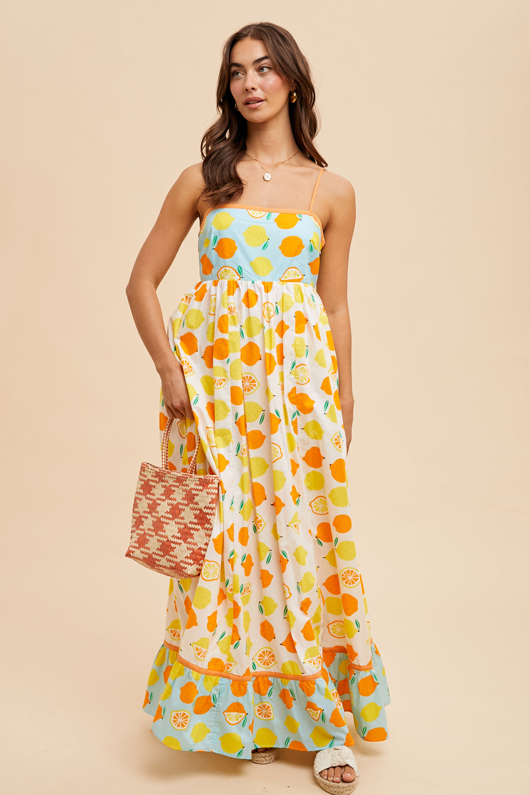 Limon Lover Maxi Dress