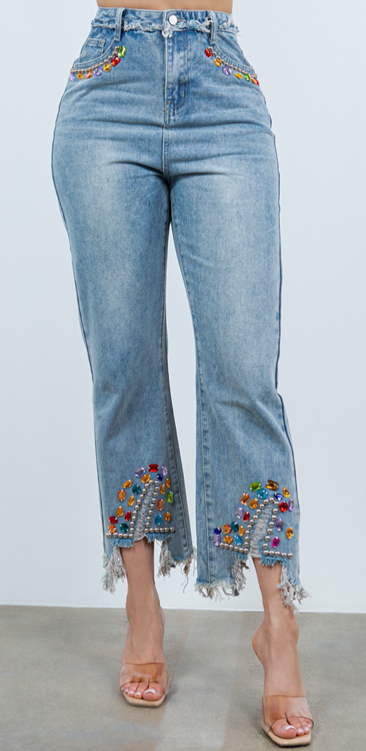 ANNIE LITTLE RHINESTONES PANT