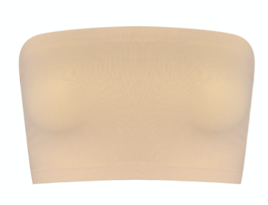 TOP SEAMLESS BANDANA BLK/NUDE