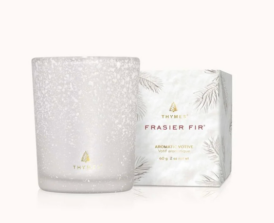 Frasier Fir Medium Flocked Collection Poured Candle