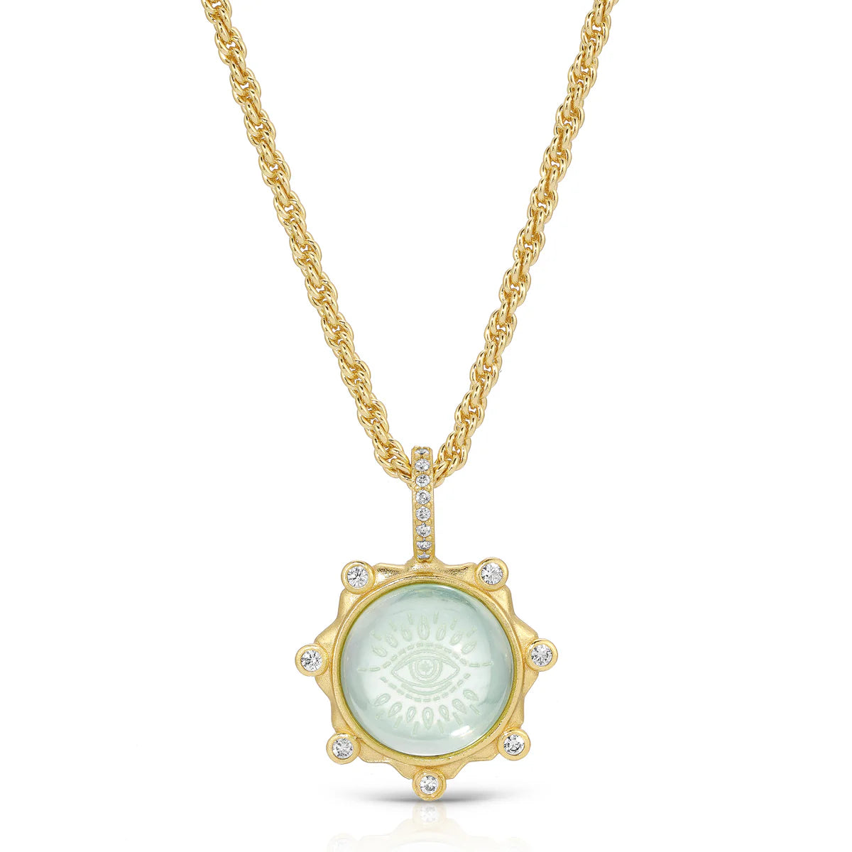 Solis Sun Eye Pendant Necklace