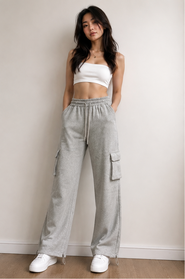 Cargo Pocket Sweat Pants