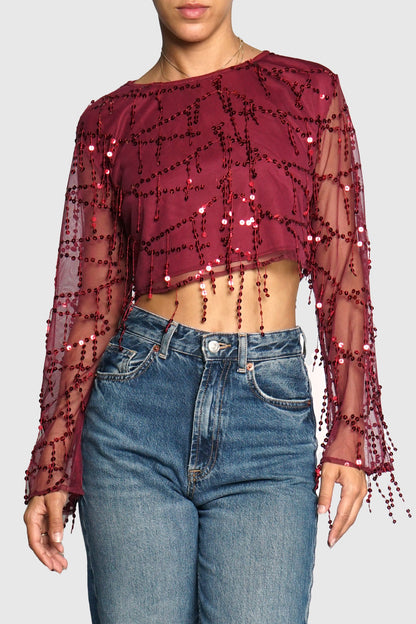 Vicky Fringe Top