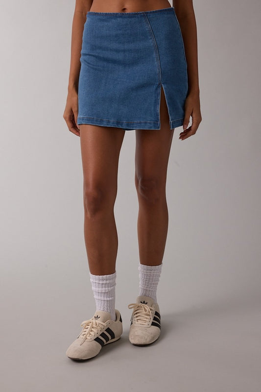 Denim Skort