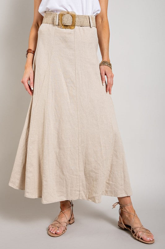 ZURIM LINEN MAXI SKIRT