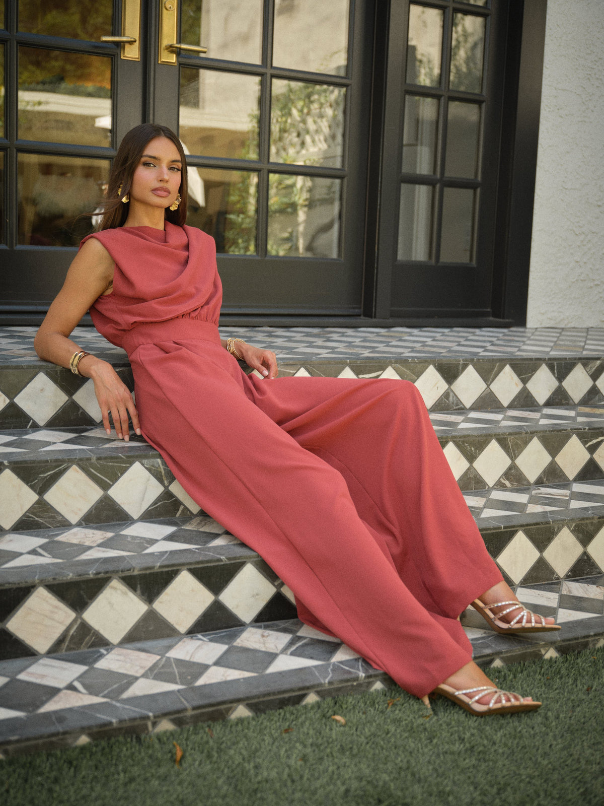 Dark Rose Jumpsuit